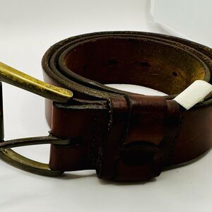 Orvis Men’s Brown Leather Belt Size 38